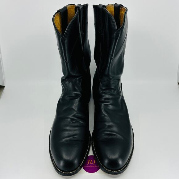 Justin Men's Classic Roper Round Toe Western Boots 3133 Size 13 E (Wide) Width - Picture 3 of 11